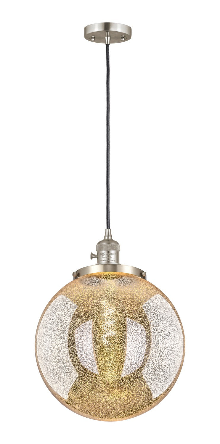 Innovations 201CSW-SN-G208-14 One Light Mini Pendant, Brushed Satin Nickel