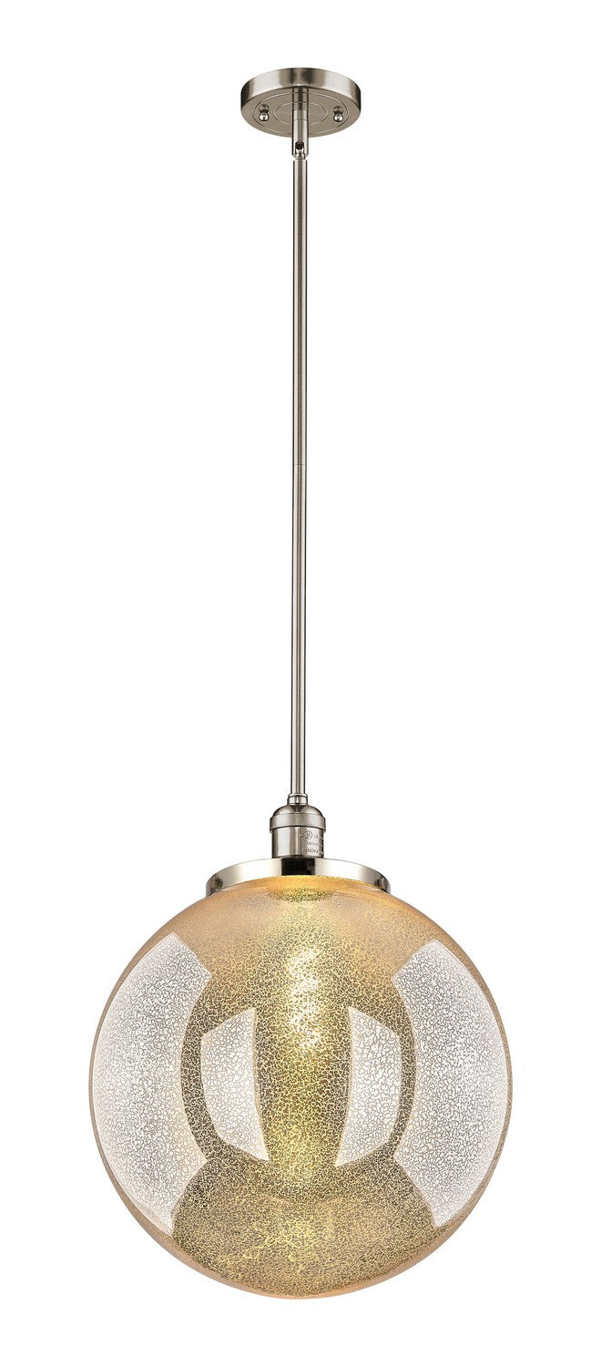 Innovations 201S-PN-G208-16 One Light Pendant, Polished Nickel