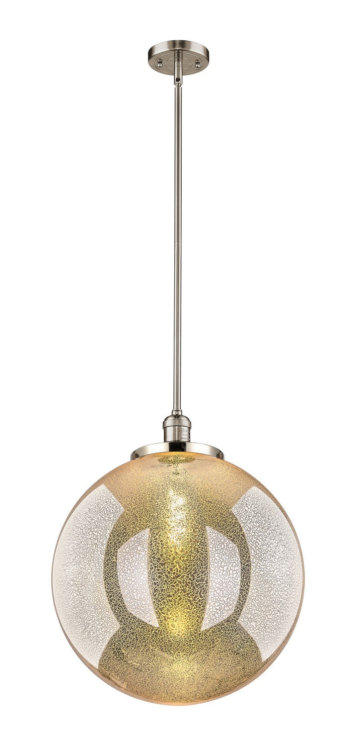 Innovations 201S-PN-G208-18 One Light Pendant, Polished Nickel