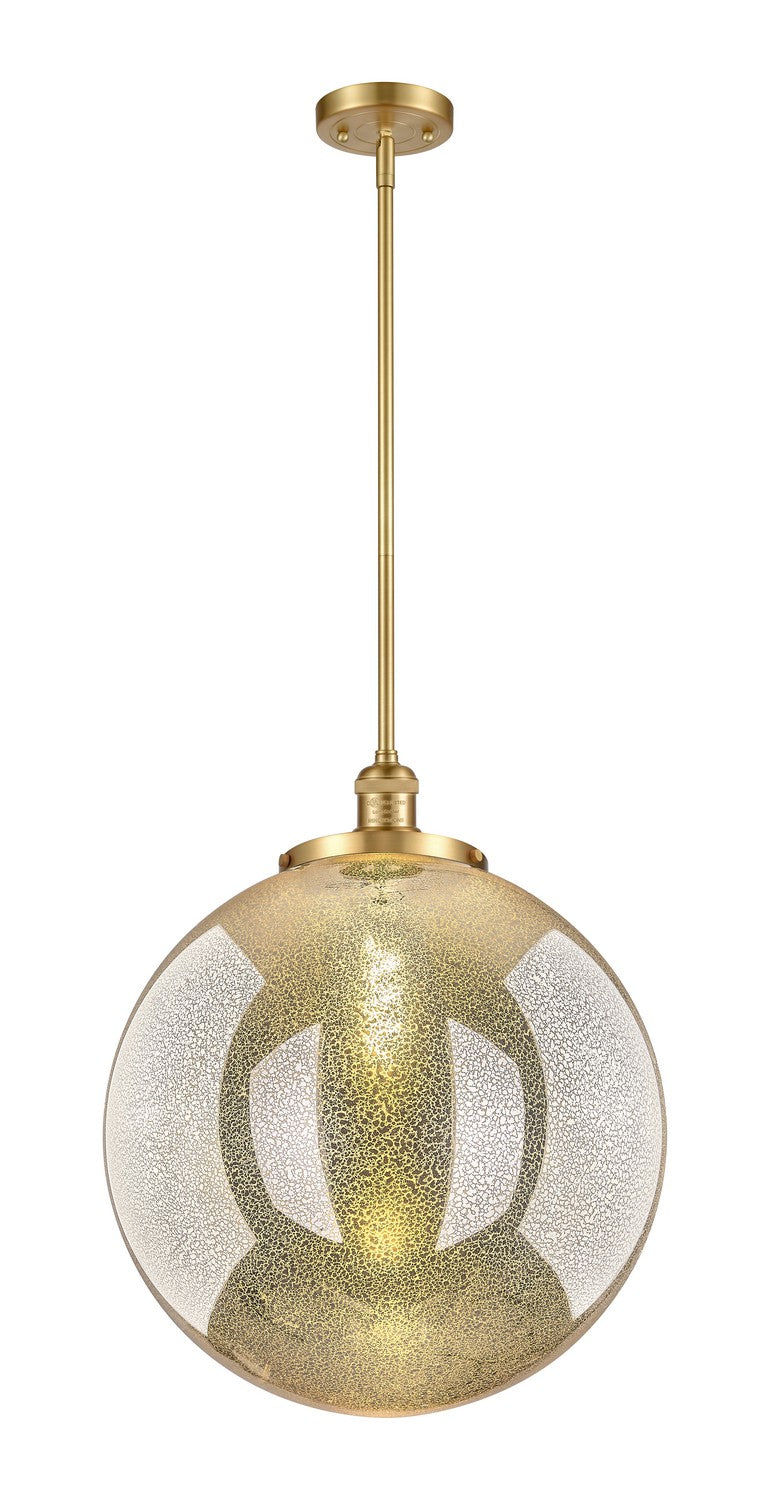 Innovations 201S-SG-G208-18 One Light Pendant, Satin Gold