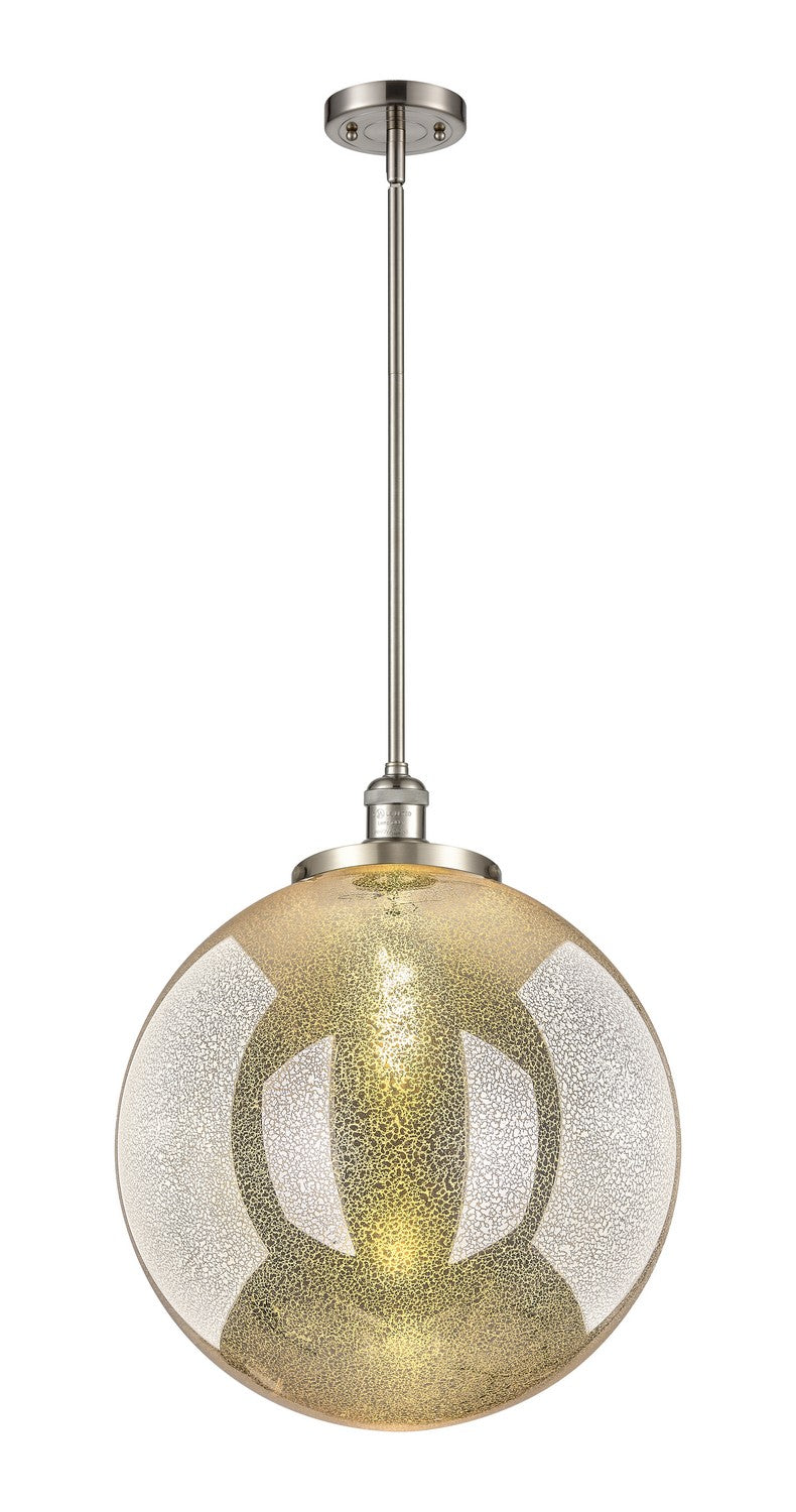 Innovations 201S-SN-G208-18 One Light Pendant, Brushed Satin Nickel