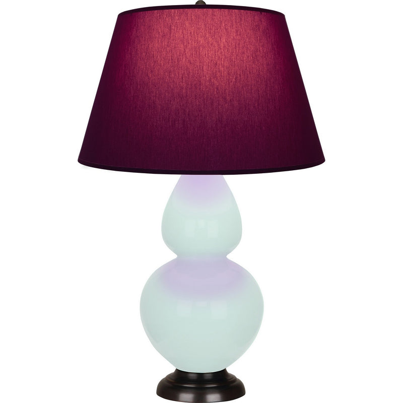 Robert Abbey MN21P One Light Table Lamp, Mint Glazed Ceramic w/Deep Patina Bronze