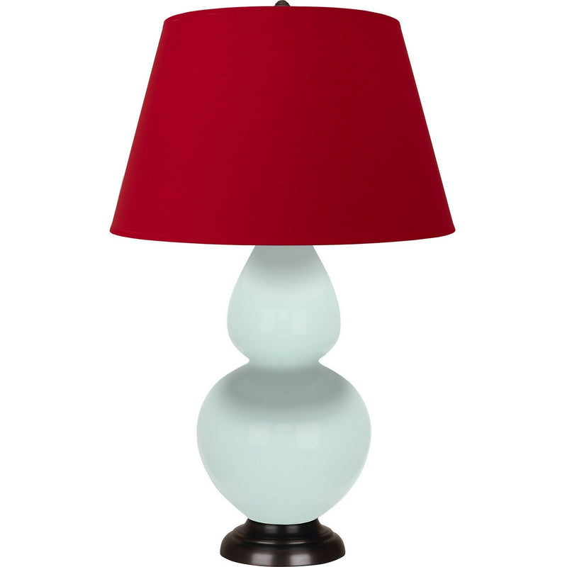 Robert Abbey MN21R One Light Table Lamp, Mint Glazed Ceramic w/Deep Patina Bronze