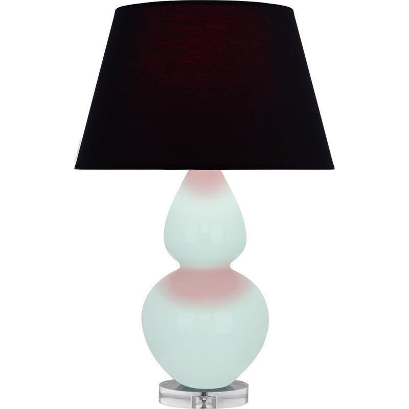 Robert Abbey MN23K One Light Table Lamp, Mint Glazed Ceramic w/Lucite