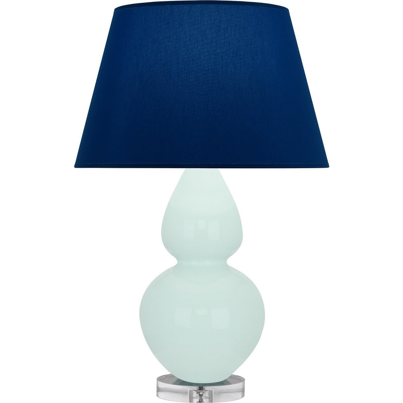 Robert Abbey MN23N One Light Table Lamp, Mint Glazed Ceramic w/Lucite