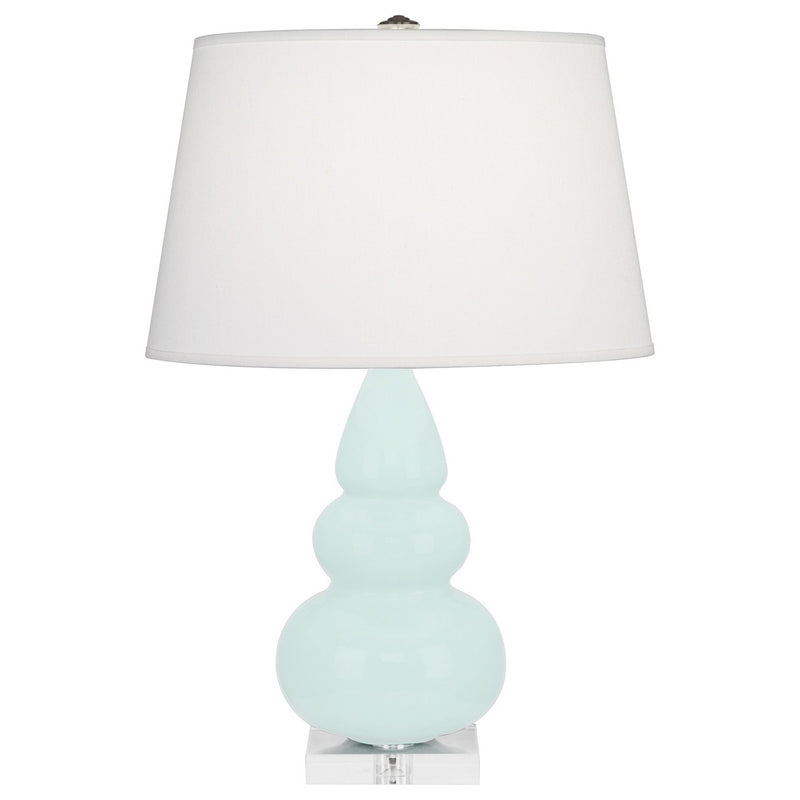 Robert Abbey MN33X One Light Accent Lamp, Mint Glazed Ceramic w/Lucite