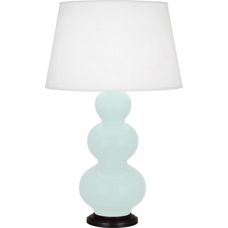 Robert Abbey MN41X One Light Table Lamp, Mint Glazed Ceramic w/Deep Patina Bronze