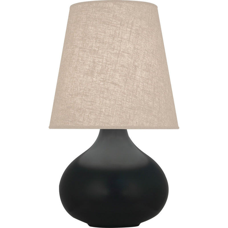 Robert Abbey MOS91 One Light Table Lamp, Matte Obsidian Glazed Ceramic