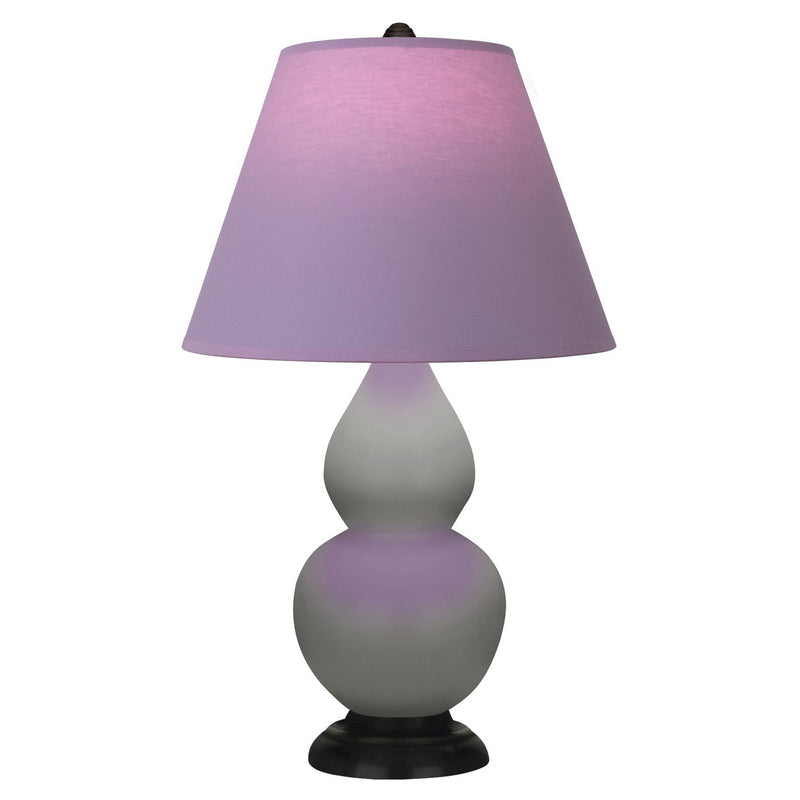 Robert Abbey MST51L One Light Accent Lamp, Matte Smokey Taupe Glazed Ceramic w/Deep Patina Bronze