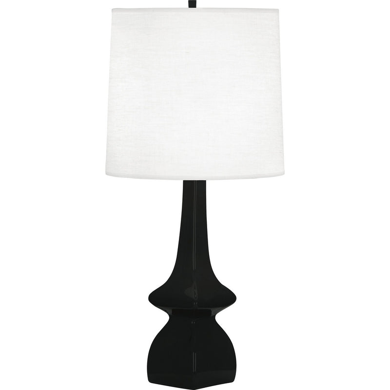Robert Abbey OS210 One Light Table Lamp, Obsidian Glazed Ceramic