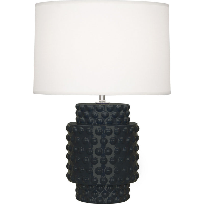 Robert Abbey OS801 One Light Accent Lamp, Obsidian Glazed Textured Ceramic