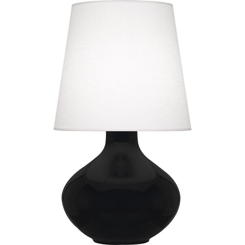 Robert Abbey OS993 One Light Table Lamp, Obsidian Glazed Ceramic