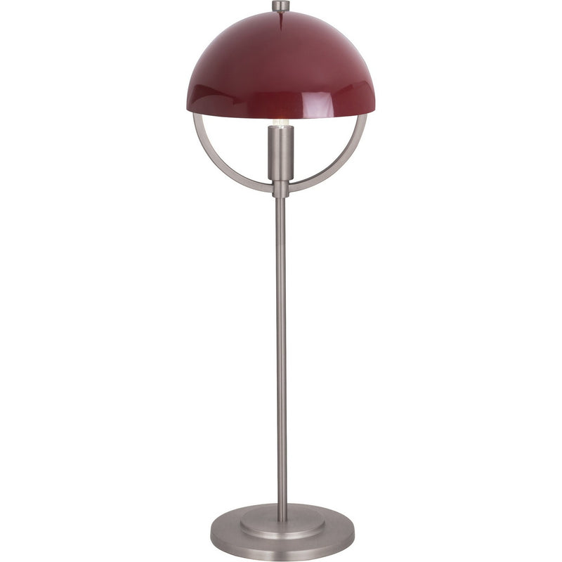 Robert Abbey P600OX One Light Table Lamp, Lacquered Burnished Brass w/Smoked