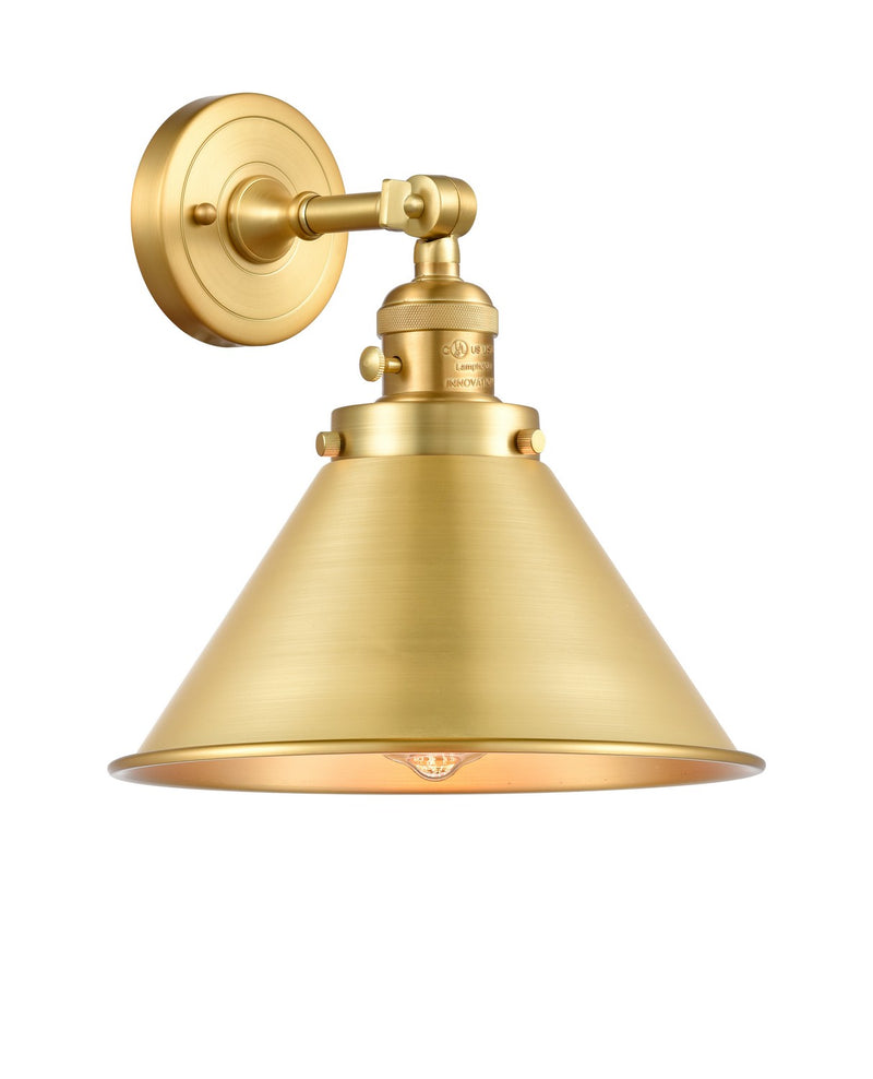 Innovations 203SW-SG-M10-SG One Light Wall Sconce, Satin Gold