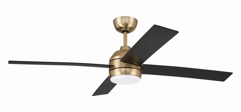 Craftmade KLS52SB4 52" Ceiling Fan, Satin Brass