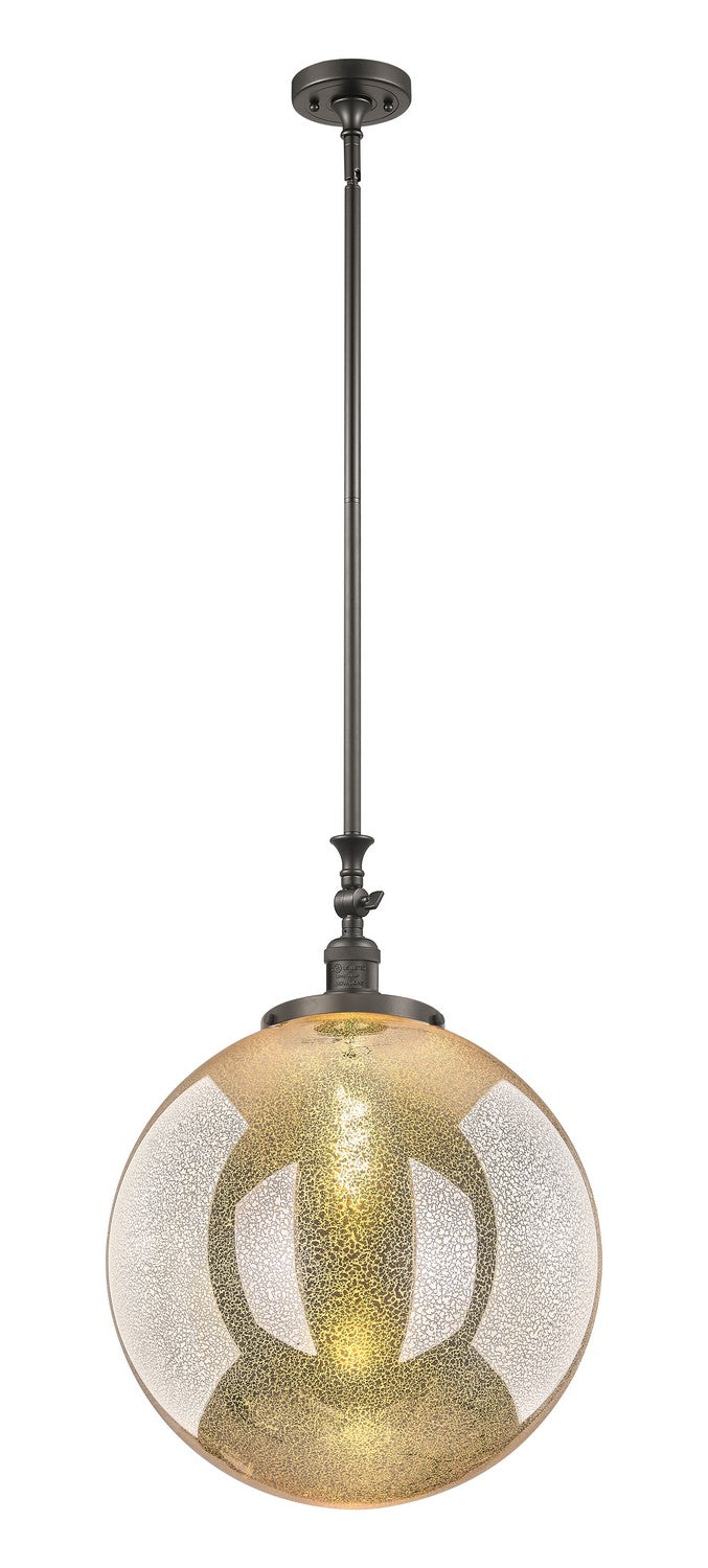 Innovations 206-OB-G208-18 One Light Mini Pendant, Oil Rubbed Bronze