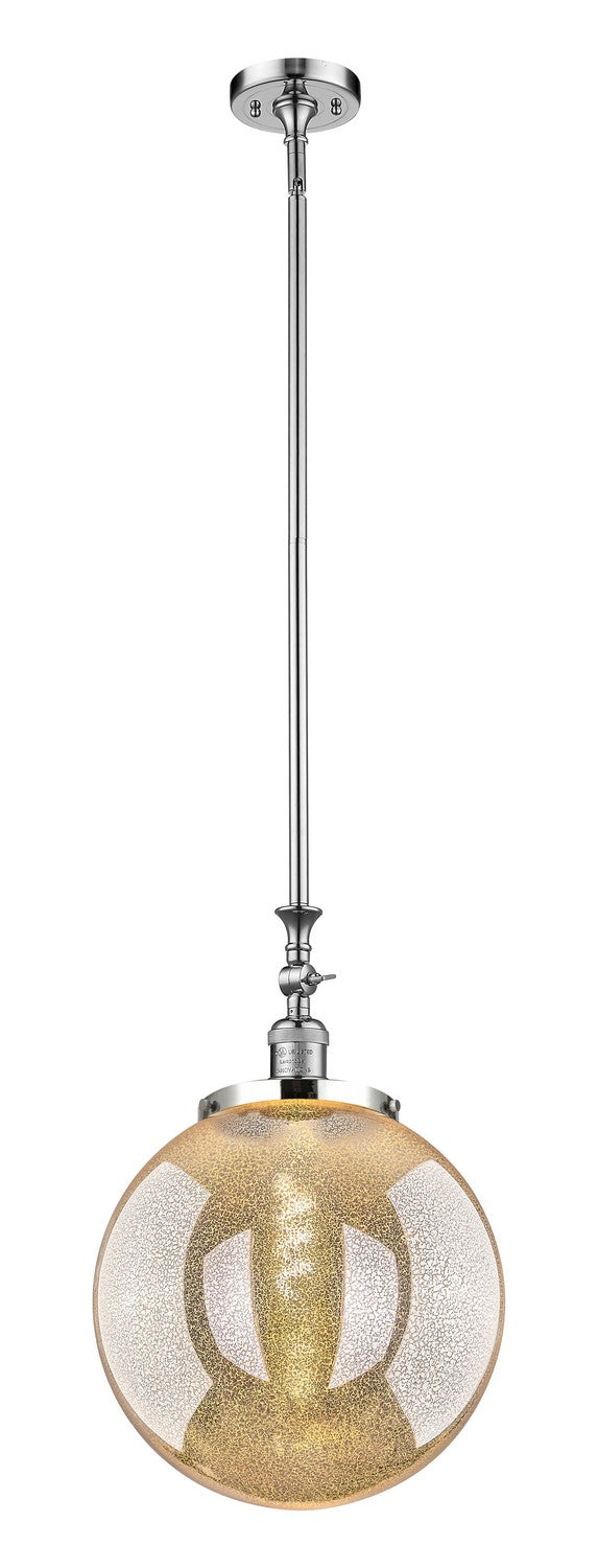 Innovations 206-PC-G208-14 One Light Mini Pendant, Polished Chrome