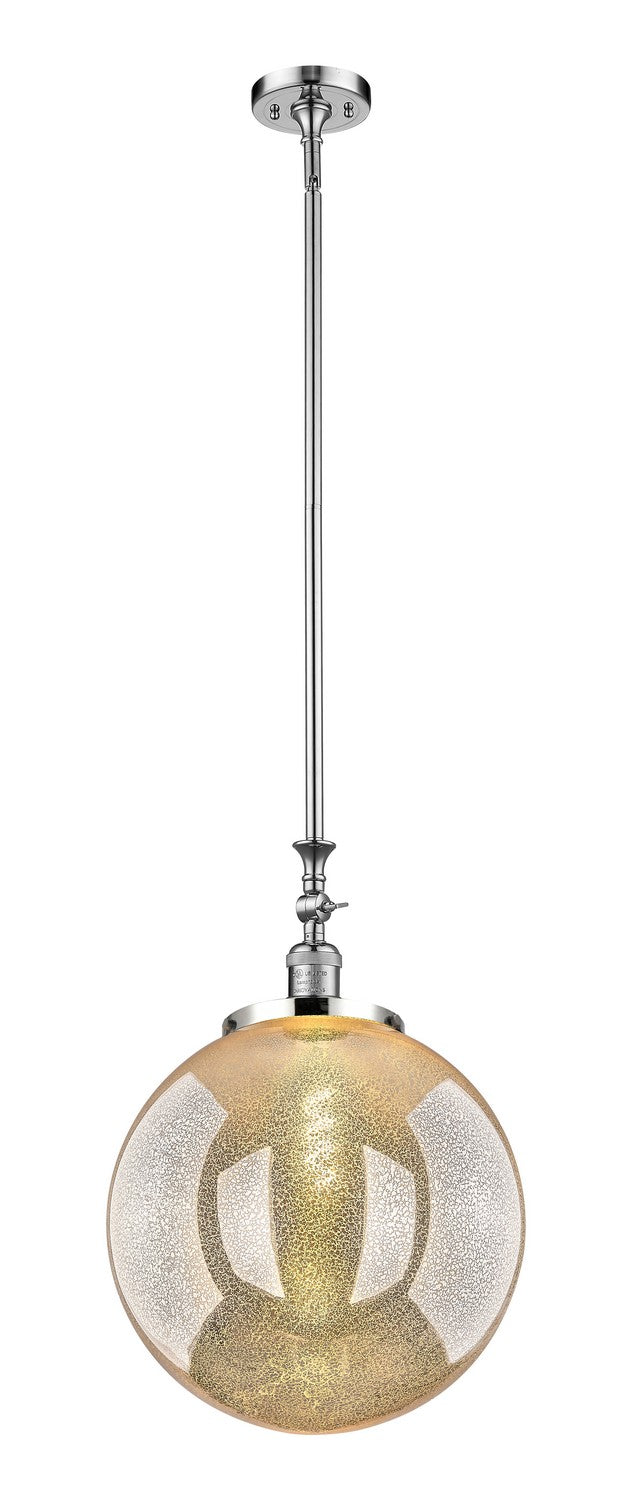 Innovations 206-PC-G208-16 One Light Mini Pendant, Polished Chrome