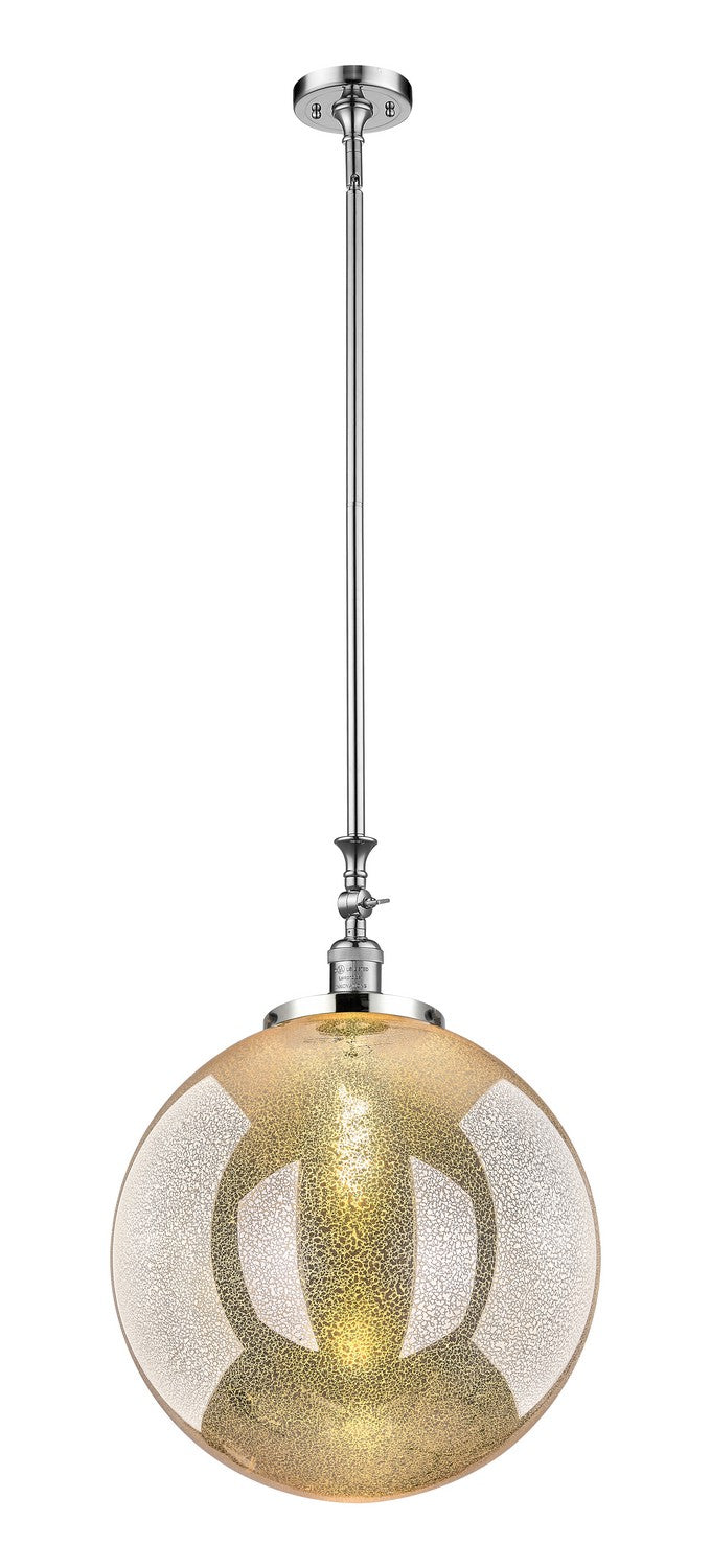 Innovations 206-PC-G208-18 One Light Mini Pendant, Polished Chrome