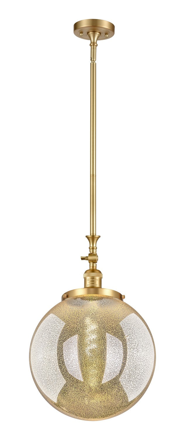 Innovations 206-SG-G208-14 One Light Mini Pendant, Satin Gold