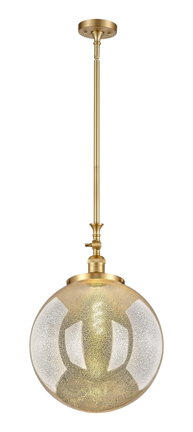 Innovations 206-SG-G208-16 One Light Mini Pendant, Satin Gold