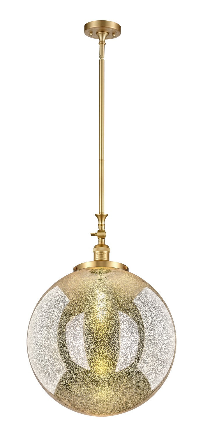 Innovations 206-SG-G208-18 One Light Mini Pendant, Satin Gold