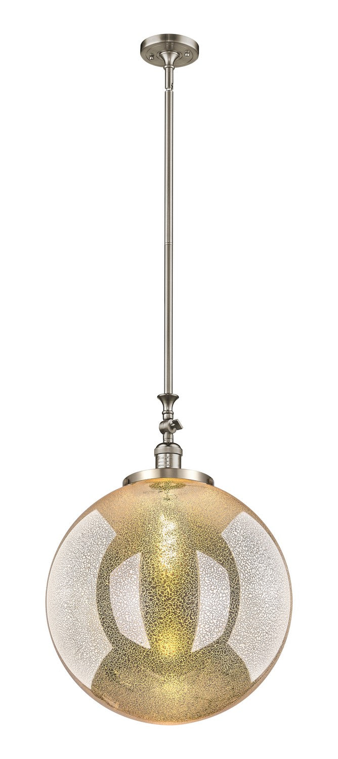 Innovations 206-SN-G208-18 One Light Mini Pendant, Brushed Satin Nickel