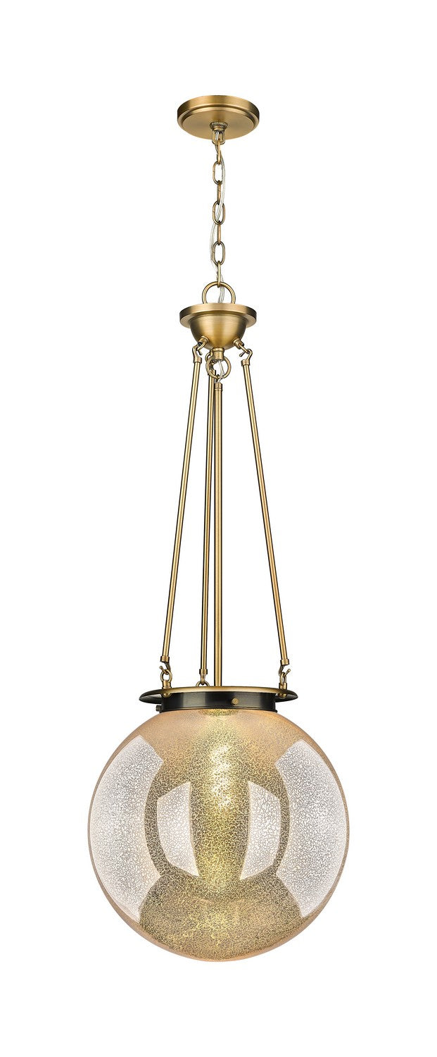 Innovations 221-1P-BB-G208-16 One Light Pendant, Brushed Brass