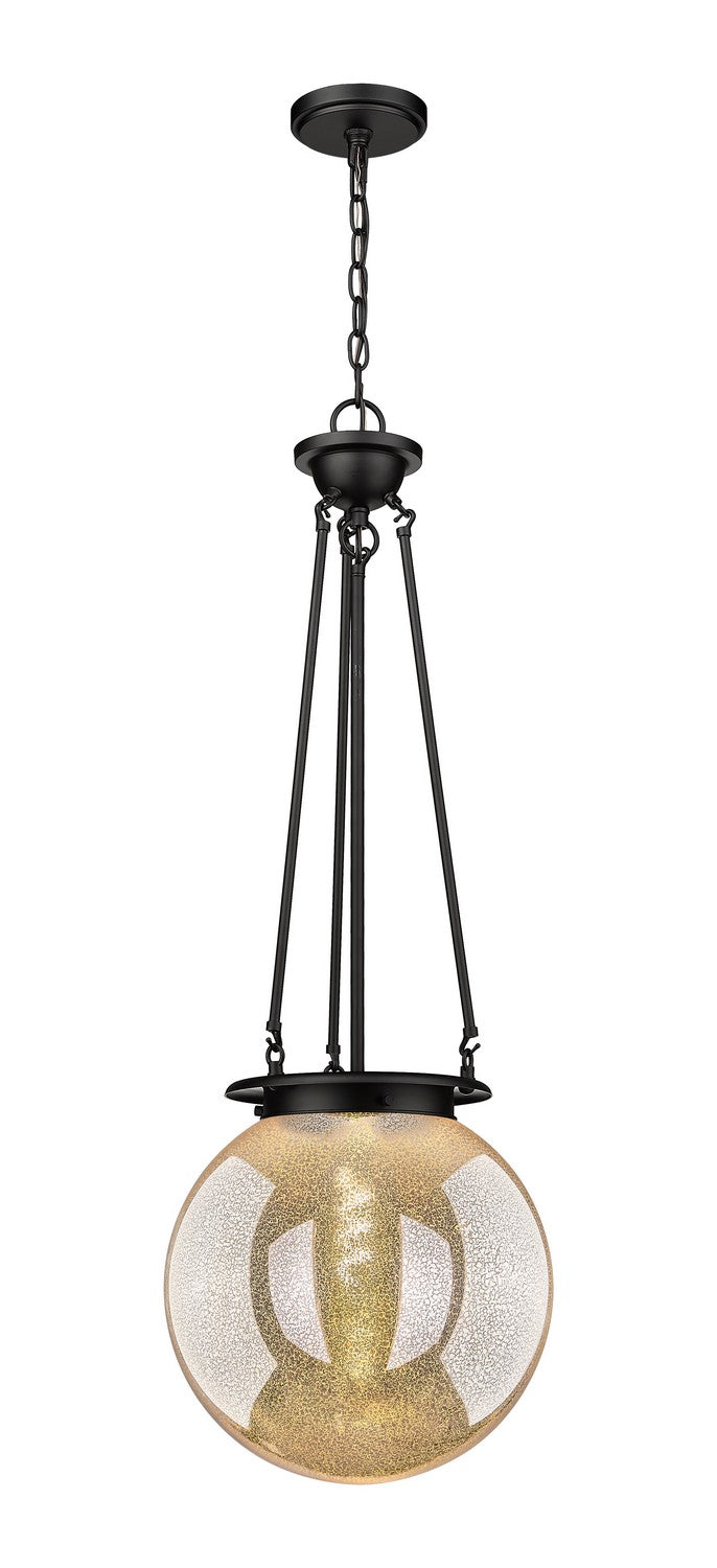 Innovations 221-1P-BK-G208-14 One Light Pendant, Matte Black