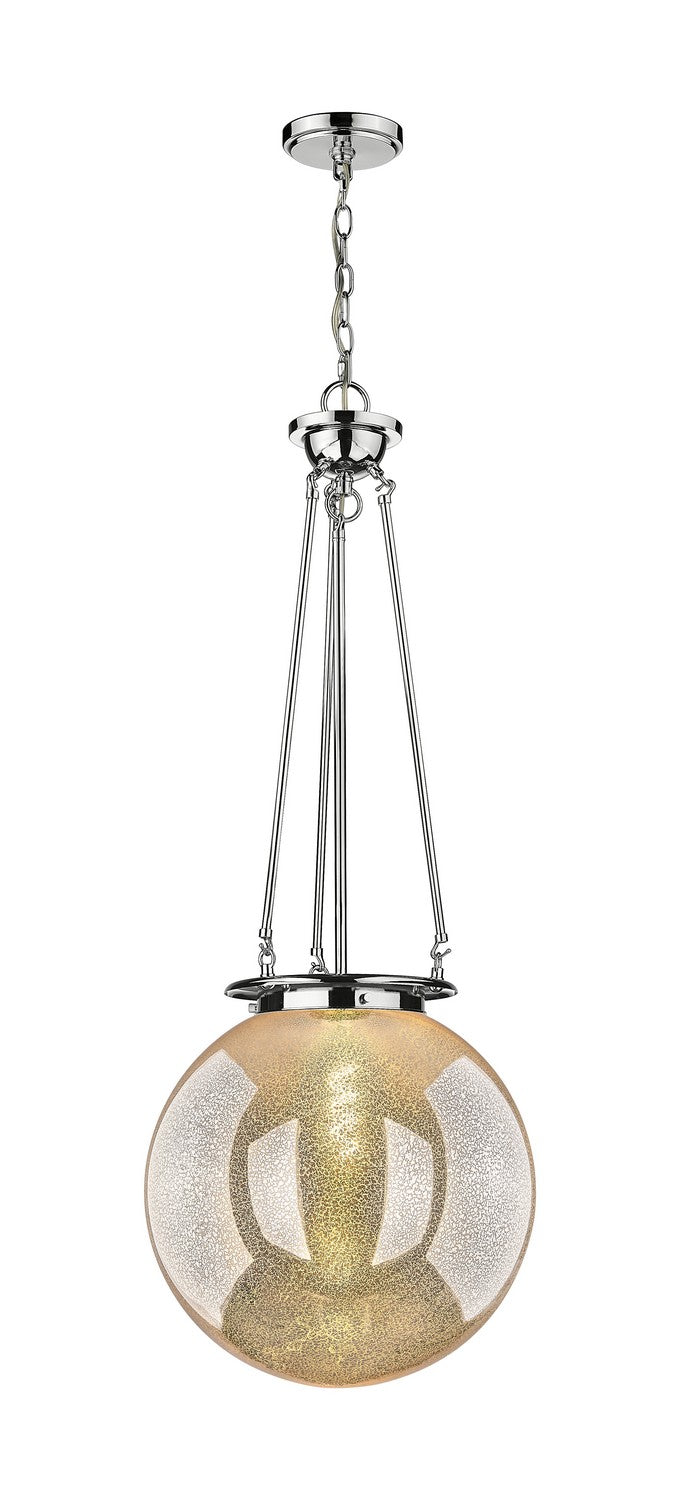 Innovations 221-1P-PC-G208-16 One Light Pendant, Polished Chrome