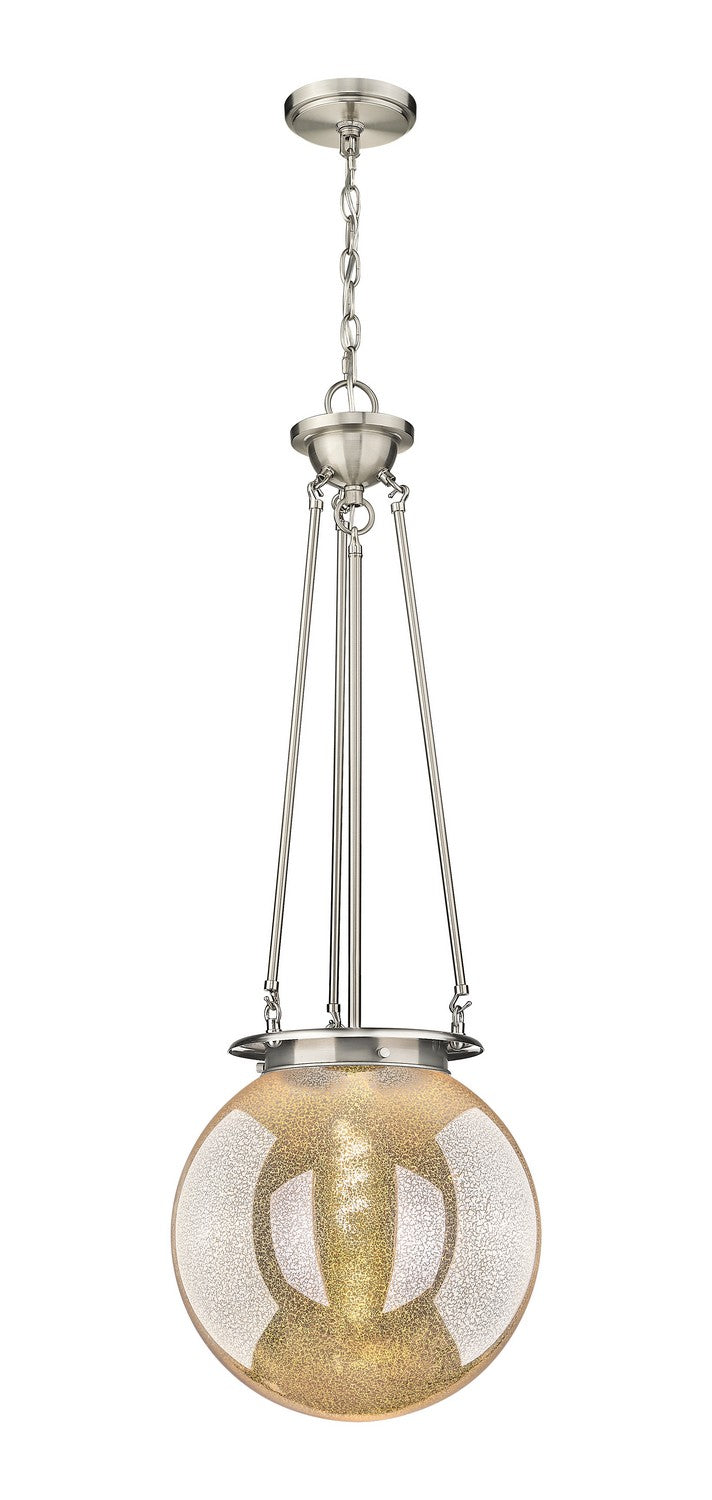 Innovations 221-1P-SG-G208-14 One Light Pendant, Satin Gold