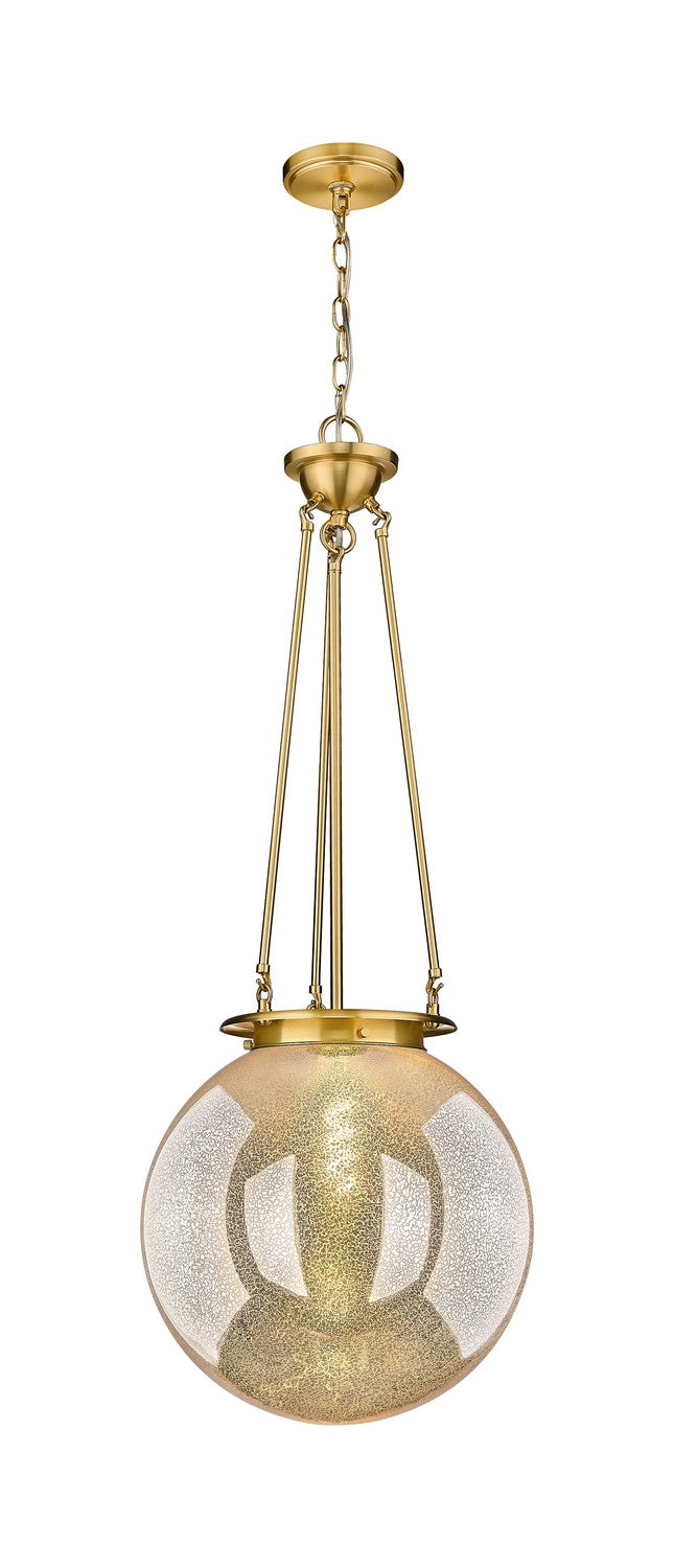 Innovations 221-1P-SG-G208-16 One Light Pendant, Satin Gold