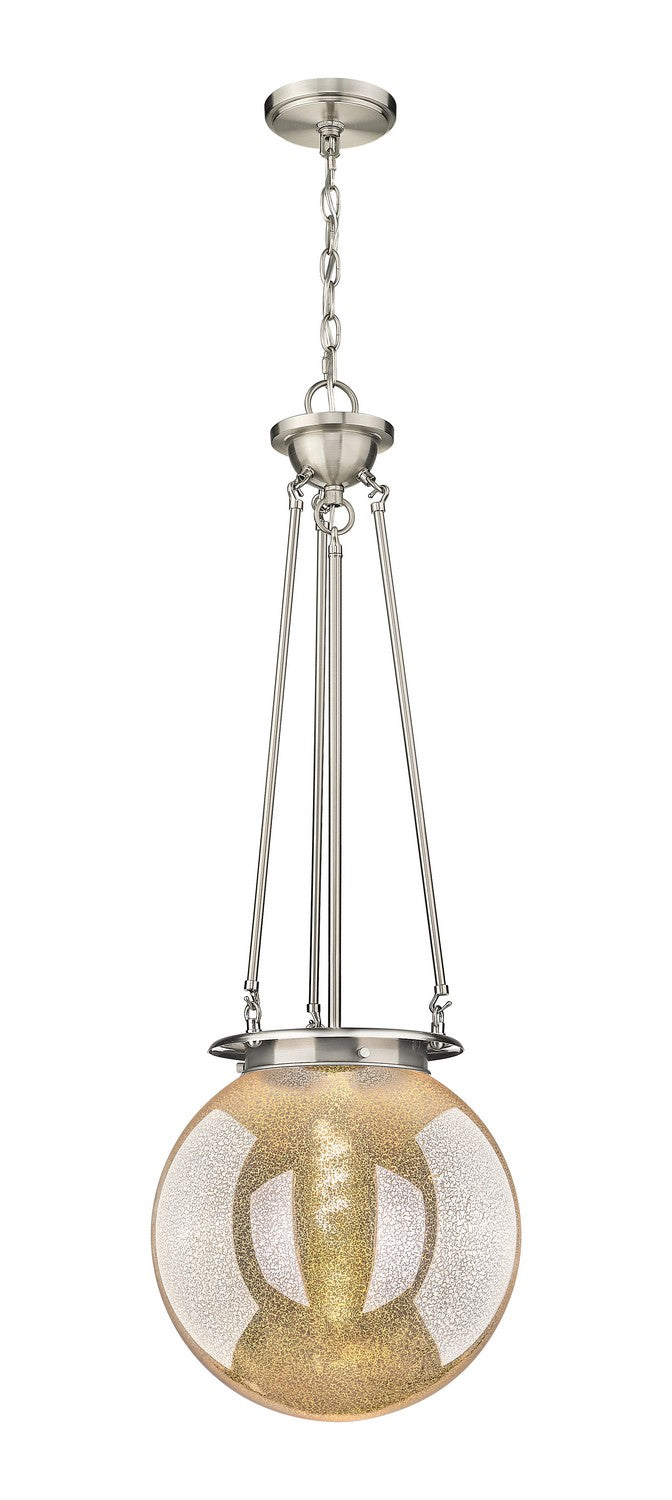 Innovations 221-1P-SN-G208-14 One Light Pendant, Satin Nickel