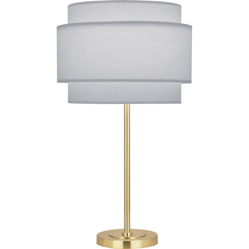 Robert Abbey PG130 One Light Table Lamp, Modern Brass