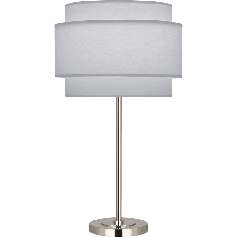 Robert Abbey PG131 One Light Table Lamp, Polished Nickel