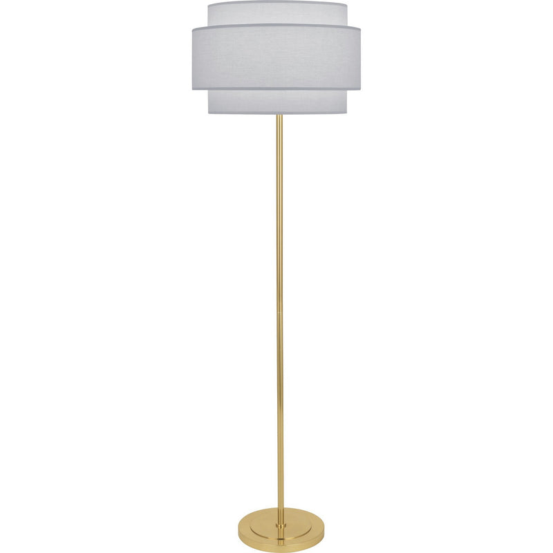 Robert Abbey PG132 One Light Floor Lamp, Modern Brass