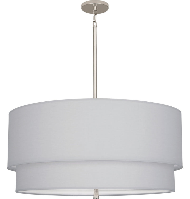 Robert Abbey PG140 Three Light Pendant, Polished Nickel