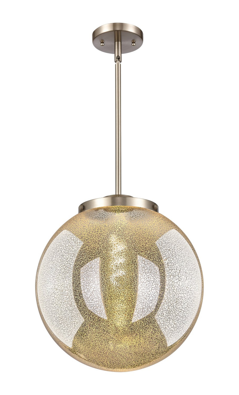 Innovations 221-1S-SN-G208-14 One Light Pendant, Brushed Satin Nickel