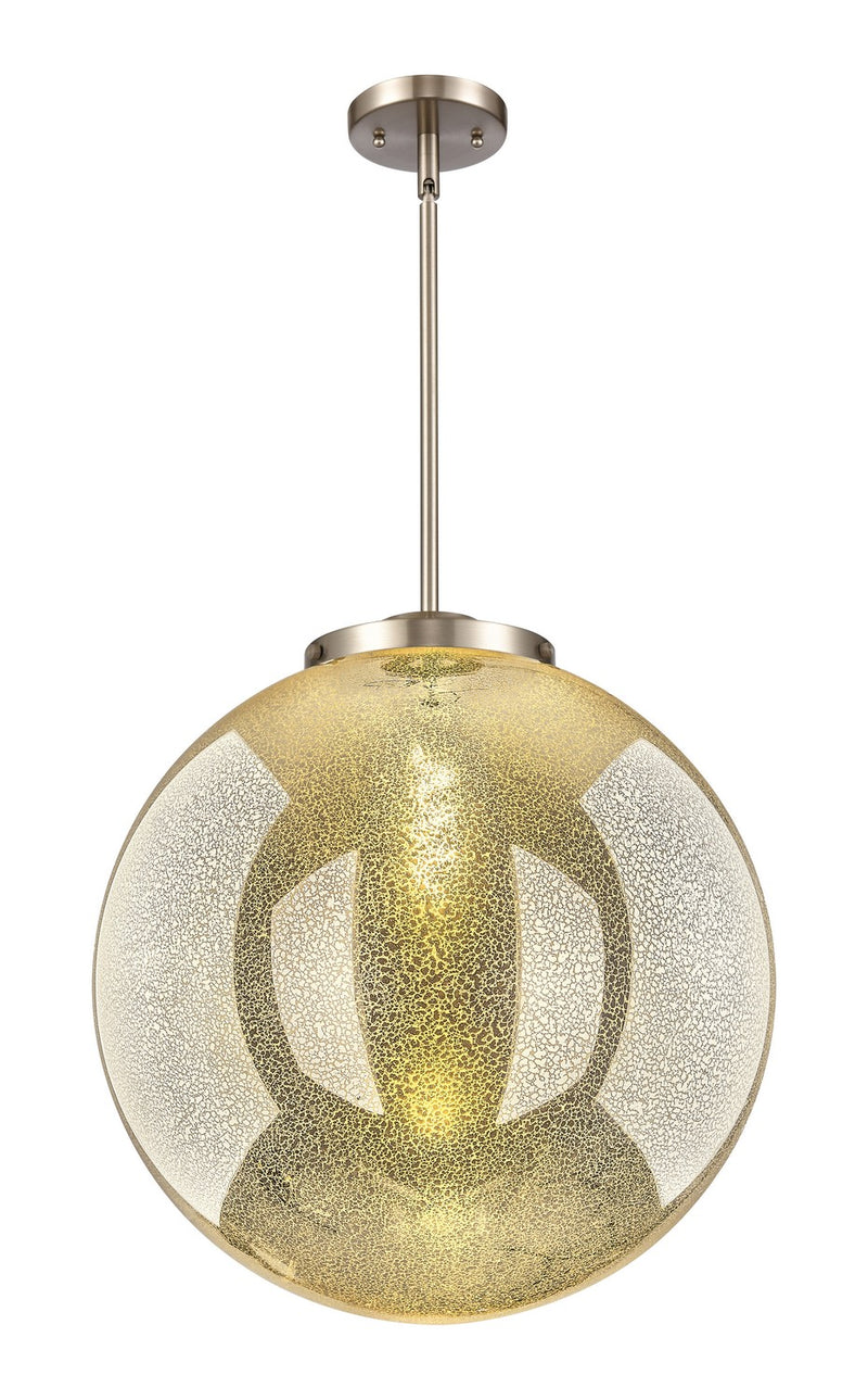 Innovations 221-1S-SN-G208-18 One Light Pendant, Brushed Satin Nickel