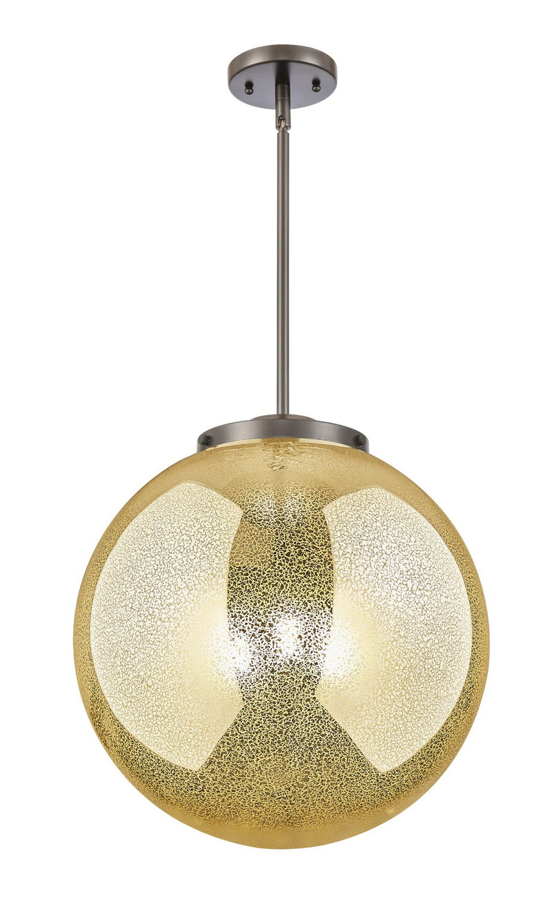 Innovations 221-3S-OB-G208-16 Three Light Pendant, Oil Rubbed Bronze