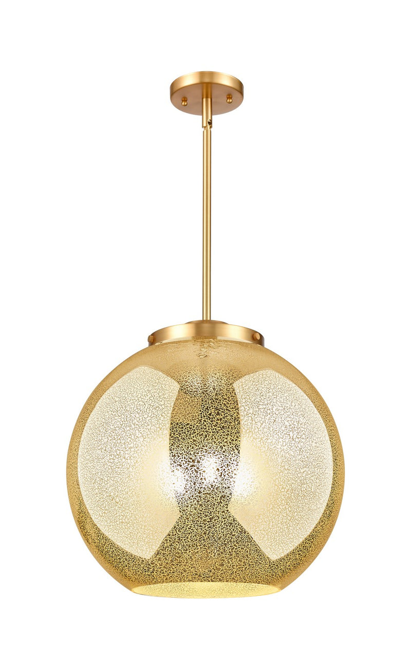 Innovations 221-3S-SG-G128-16 Three Light Pendant, Satin Gold