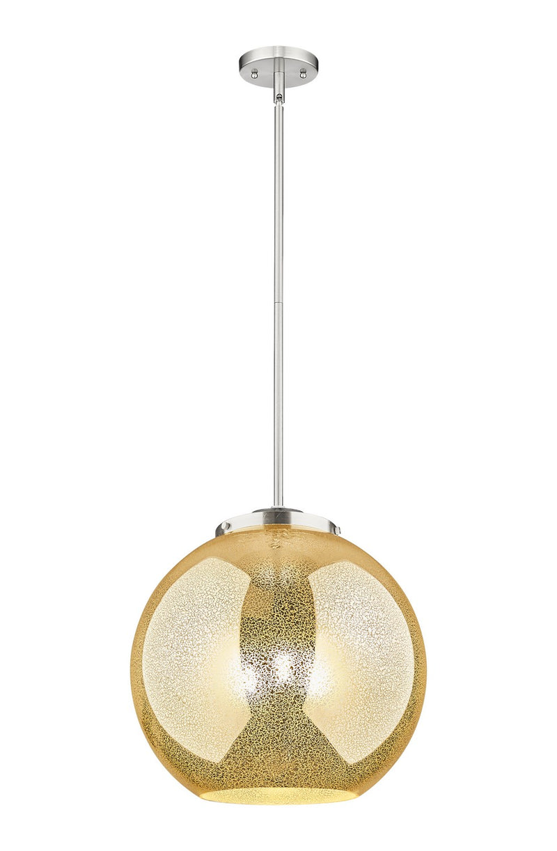 Innovations 221-3S-SN-G128-16 Three Light Pendant, Brushed Satin Nickel