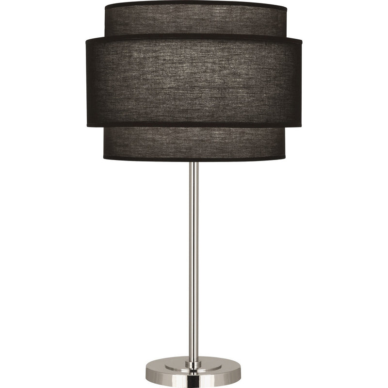 Robert Abbey RB131 One Light Table Lamp, Polished Nickel