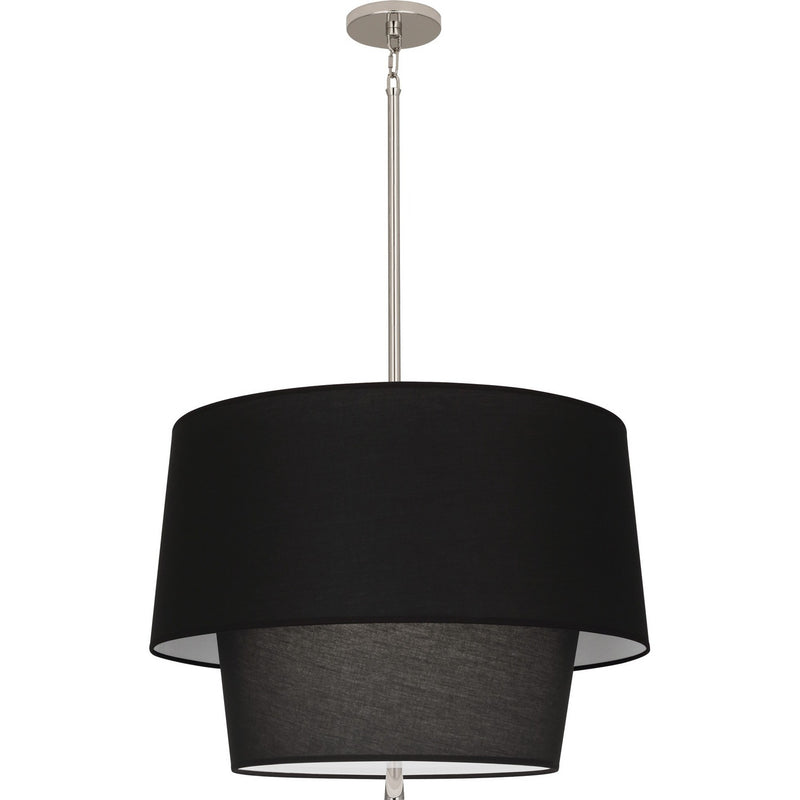 Robert Abbey RB138 Three Light Pendant, Polished Nickel