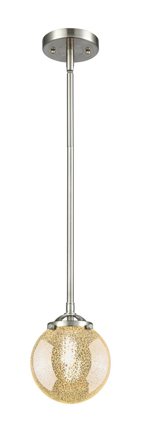 Innovations 284-1S-SN-G208-6 One Light Mini Pendant, Brushed Satin Nickel