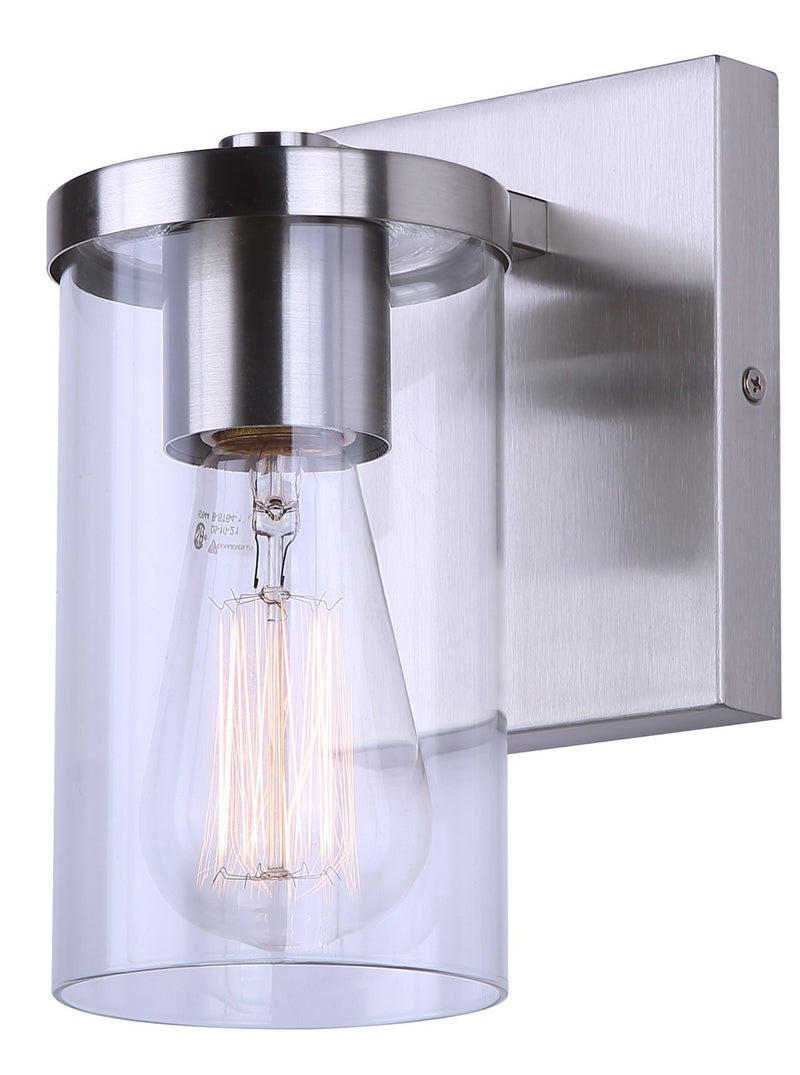 Canarm IVL1234A01BN One Light Vanity, Brushed Nickel