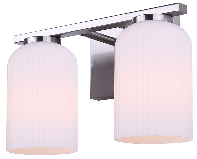 Canarm IVL1241A02BN Two Light Vanity, Brushed Nickel