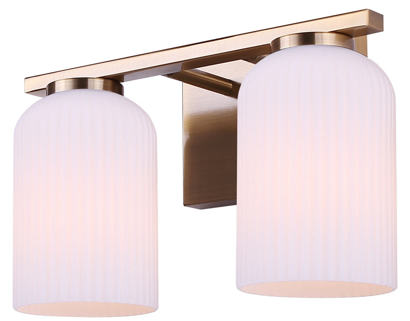 Canarm IVL1241A02GD Two Light Vanity, Gold
