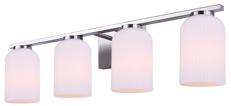 Canarm IVL1241A04BN Four Light Vanity, Brushed Nickel