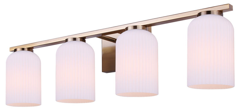 Canarm IVL1241A04GD Four Light Vanity, Gold